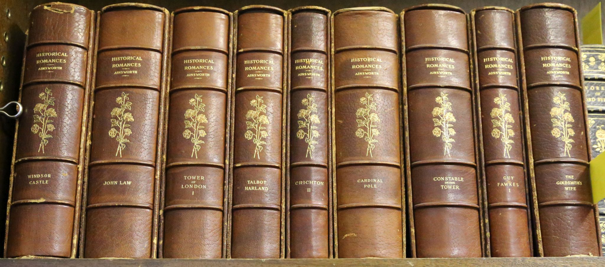 BINDINGS - William Harrison AINSWORTH (1805-82).  Historical Romances. Philadlephia: "Printed only - Image 2 of 2