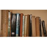 A small selection of art reference books, to include Rubens, Degas, Japanese prints, etc.