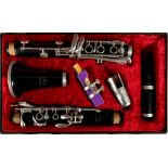 An Evette Buffet Crampon clarinet, cased.