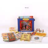 A large collection of Enid Blyton's Noddy in Toyland ephemera and games, including theatres, boxed