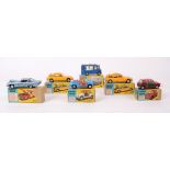 Six Corgi Toy boxed vehicles, including 'mister' Softee 428 (repainted), GHIA L.6.4., 241, Citroen