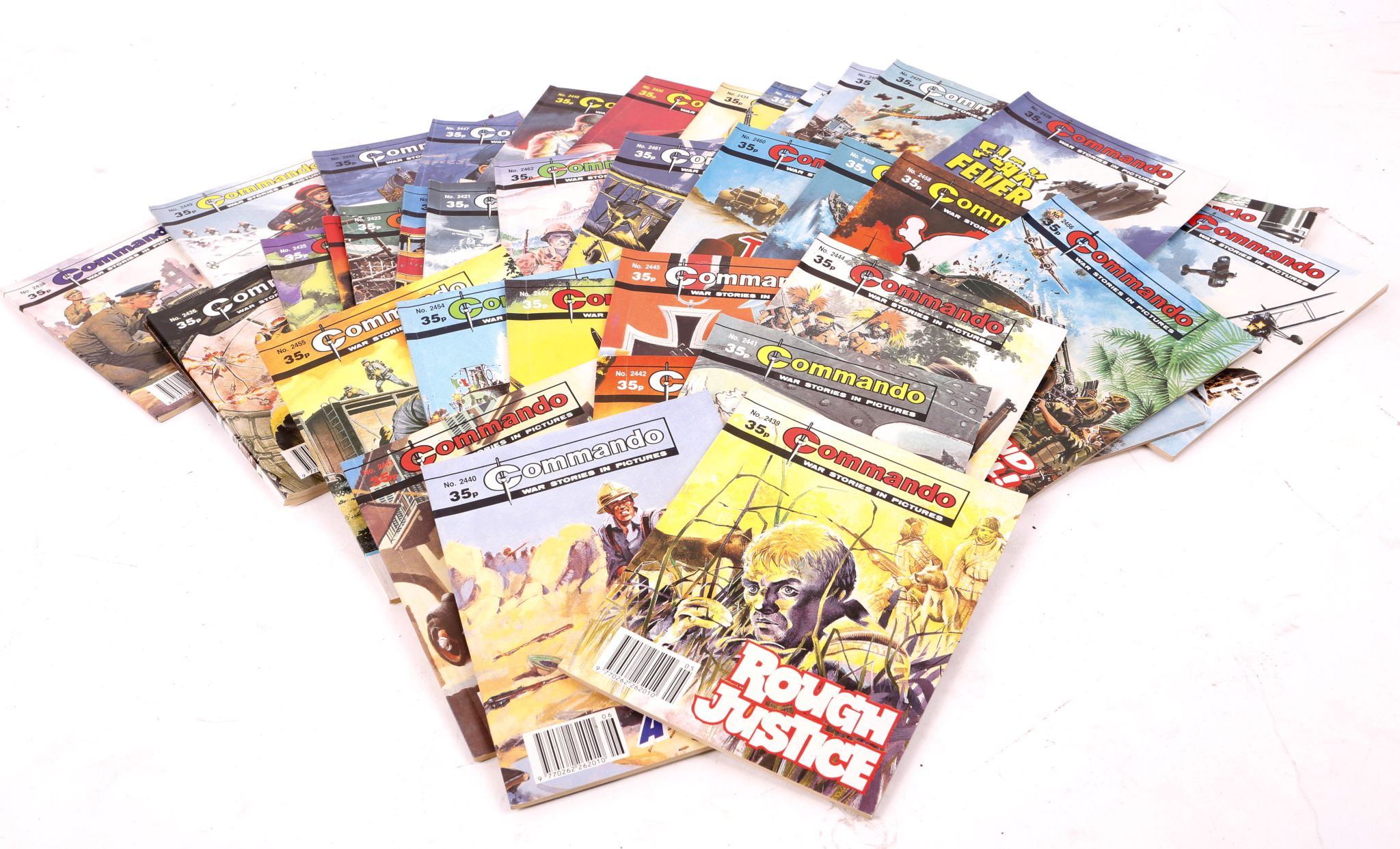 Military comics: Battle & Commando (over 500 issues).