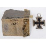 WW2, German Army 2nd class Iron Cross and medal packet.