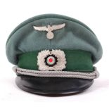 WW2 3rd Reich German Heer army Schirmmutze visor cap, Army Administration Officer / Customs, eagle