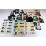 Signed photographs of German WW2 personnel in uniform, showing badges, rank and medal awards,