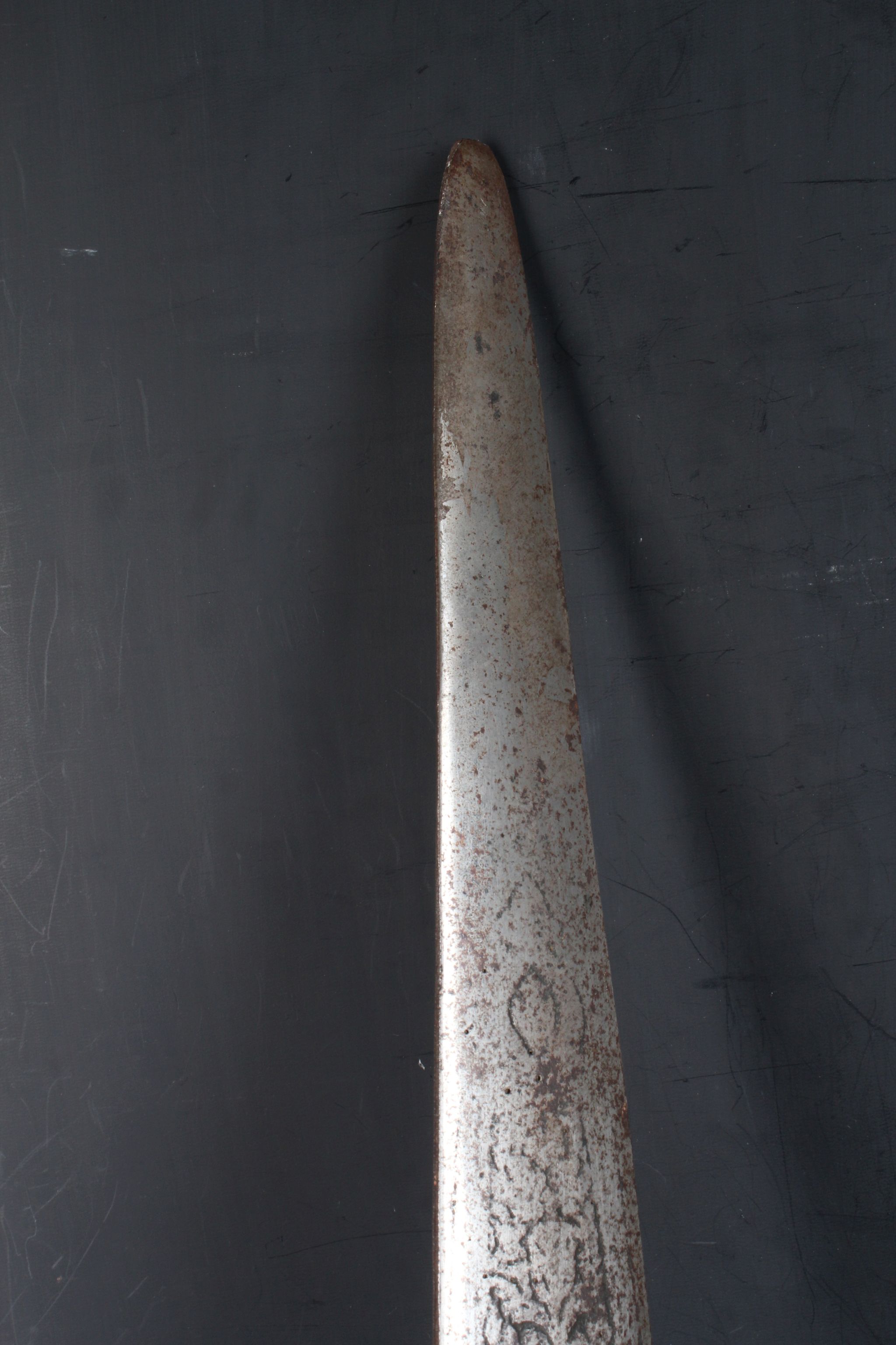 A Continental 19th Century halberd / pollaxe with partizan spike, possibly Italian, all over - Image 4 of 5