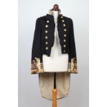 Royal Navy Admiral tail coat, later buttons.