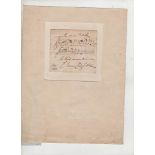 Autograph - Music - Jenny Lind, the 'Swedish Nightingale' attractive autograph musical quotation