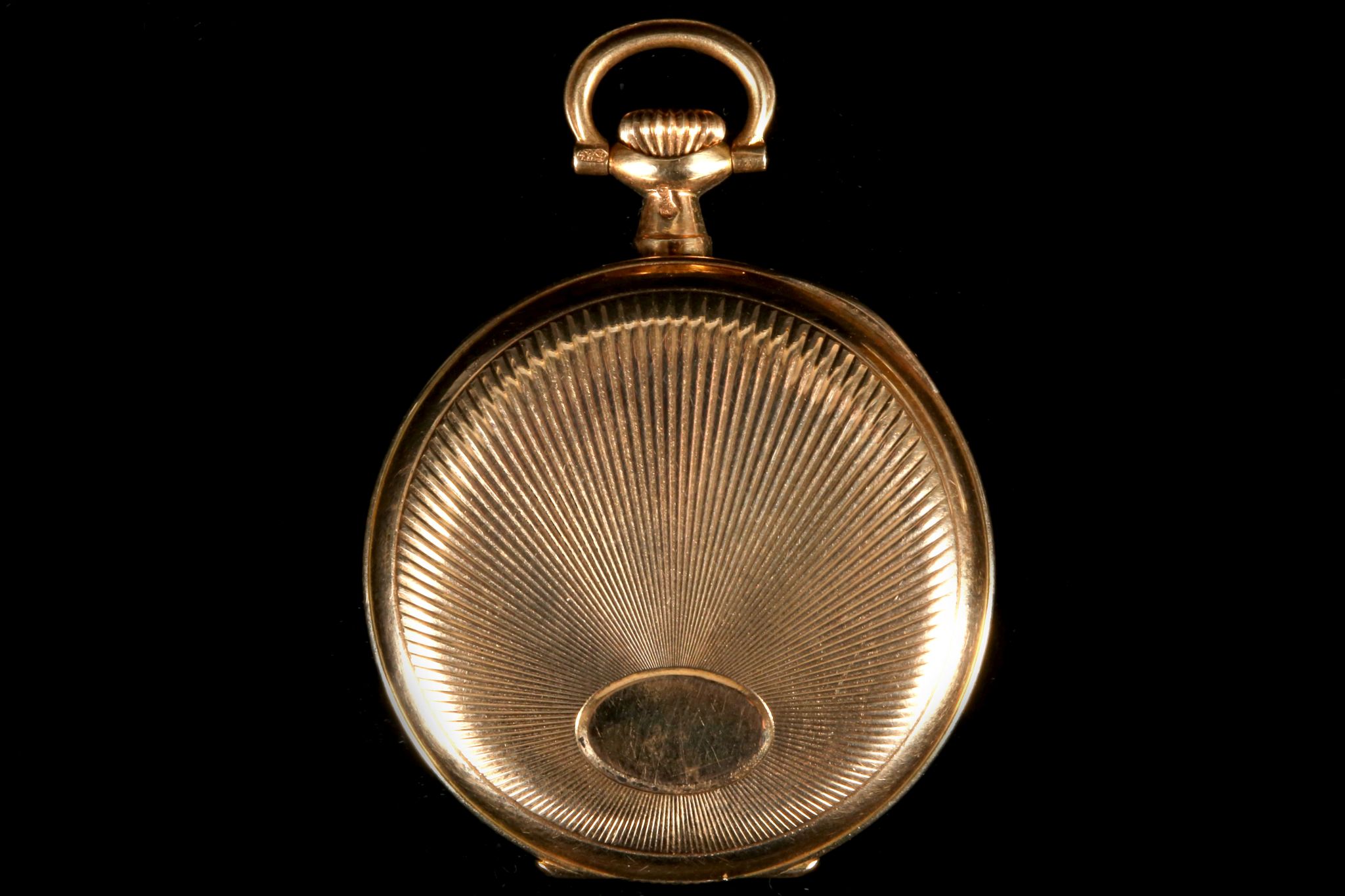 An early 20th Century 14k gold cased Zenith fob watch, with Arabic chapter dial, sub-seconds dial - Image 2 of 5