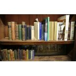 A selection of collectable books including many leather bound volumes, etc, and six carte-de-cabinet