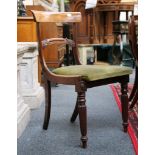 WITHDRAWN !!!!A set of four early 19th Century William IV rosewood cased chairs (one AF), together