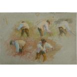 A group of early 20th Century works on paper, mainly depicting rural Surrey, comprising a study of