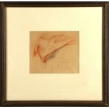 William Mulready (1786-1863), sanguire drawing, sheet, signed in pencil, framed Abbott & Holder