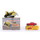 Two Dinky Toy Vehilces, including a Volvo 1225, 184 and a Blau-Knox Bulldozer 961, Super Toys (