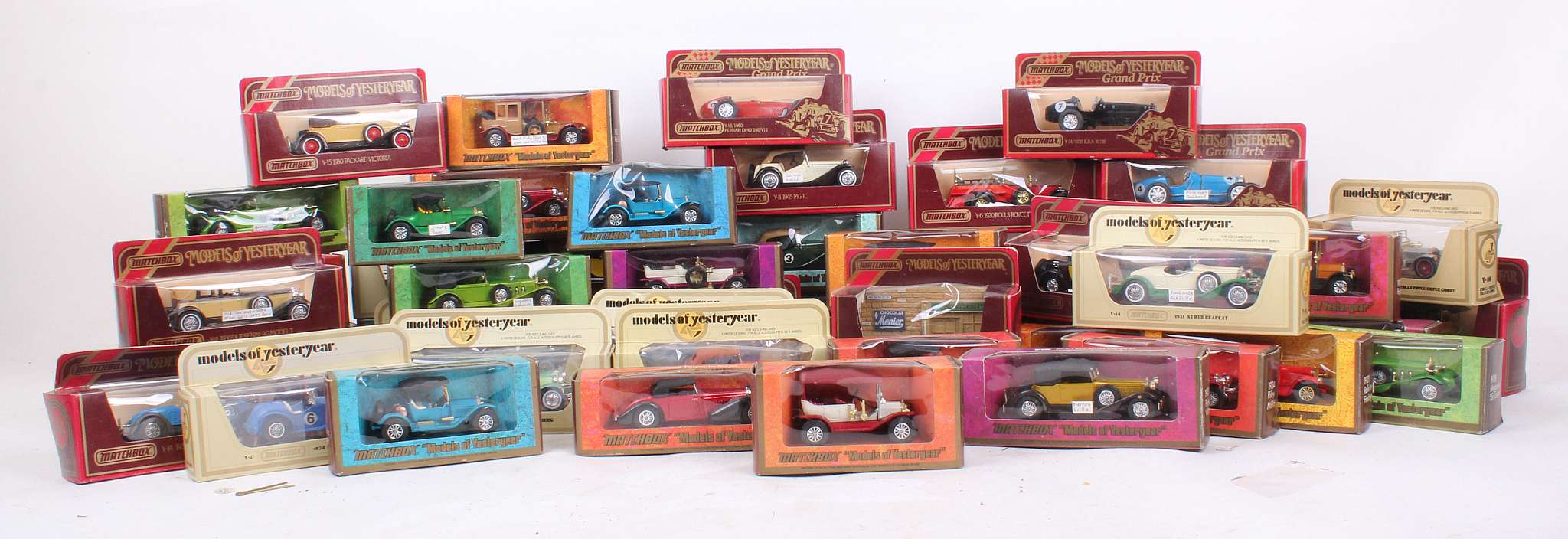 One hundred and twenty-five boxed Matchbox, Models of Yesteryear including Grand Prix, Classics