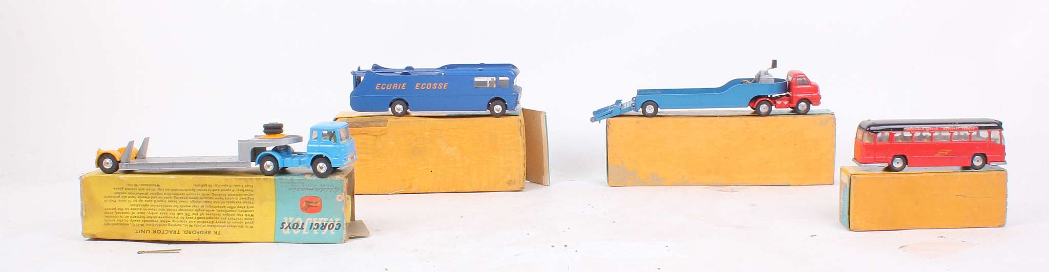 Four boxed Corgi Toys Major Vehicles, including 'Carrimore' Detachable Axle Machinery Carrier - Image 2 of 2