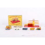 Boxed Matchbox Vehicles including MB30 Magirus-Dentz Crane Lorry, silver body, with four loose