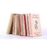 Thirteen Beatrix Potter books and a book of Nursery Rhymes by Louey Chisholm (used condition). (14)