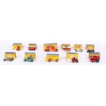 Boxed Matchbox series Two King Size includes K2 Foden Tipper Truck, Muirhill, K6 Earth Scraper,