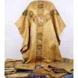 A good collection of religious textiles, 1900s to 1930s Church of England, Anglo Catholic, using
