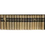 BINDINGS.- 17 volumes (odd), including Oeuvre de F. Arago. [1850's], 8vo. Cream crushed velum,