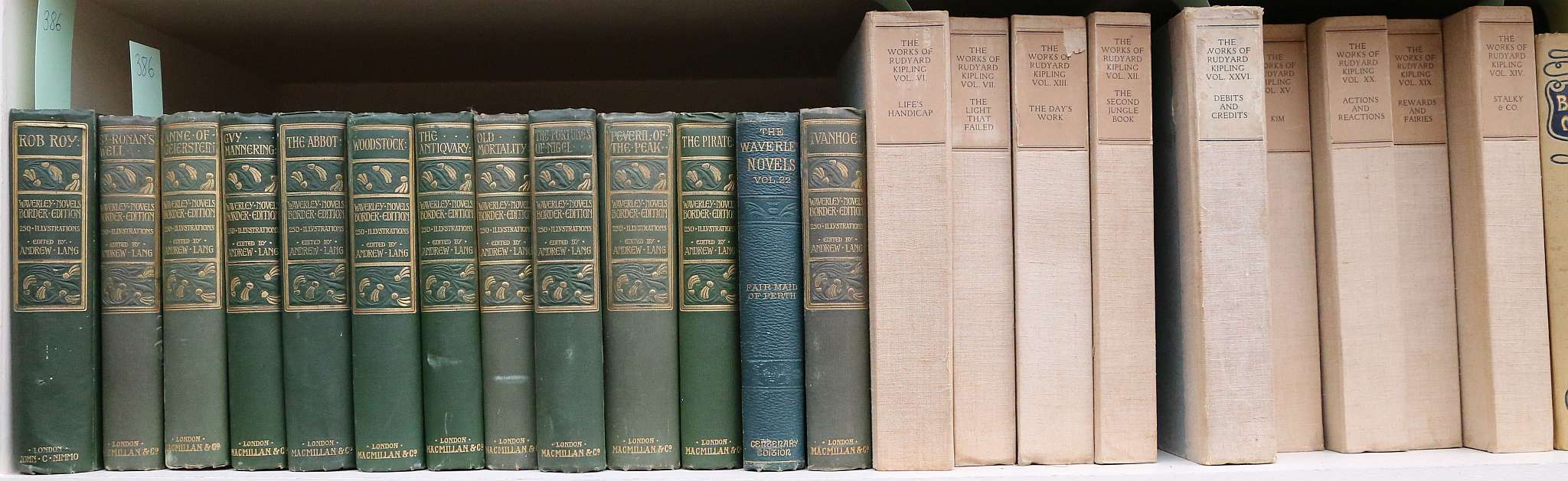 KIPLING, Rudyard. The Bombay edition of the works of Rudyard Kipling. London, Macmillan and Co.,