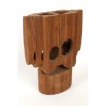 § Brian Willsher (British 1930-2010), untitled, 1975, wood sculpture, signed and dated (26.5cm