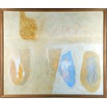 John Bicknell, 20th century British School, 'Echo', acrylic on canvas abstract composition, signed