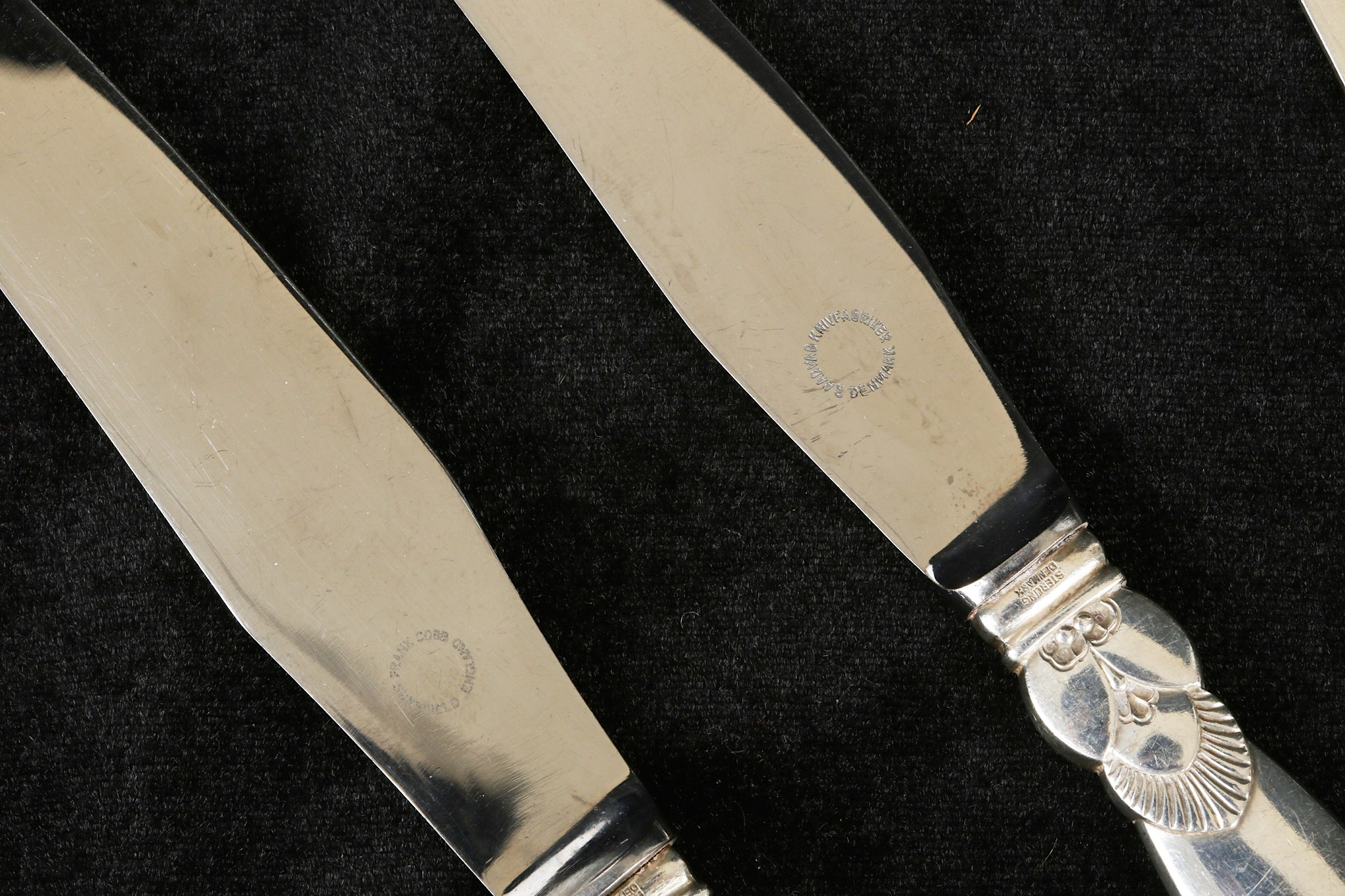 A selection of Georg Jensen sterling silver cutlery, 'KAKTUS' pattern, consisting of 8 dinner - Image 4 of 4