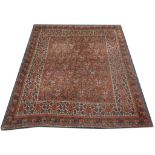 Antique Afshar rug, early 19th Century, 1.57m x 1.18m Condition Rating D