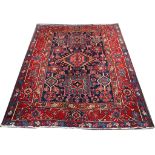 Persian Karadja rug, 30-40 years old, 1.83m x 1.42m Condition Rating B