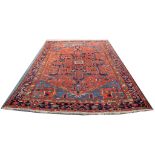 Persian Heriz carpet, early 20th Century, 3.30m x 2.38m Condition Rating B