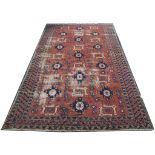 Caucasian Shirvan carpet, late 19th Century, 3.00m x 1.80m Condition Rating E