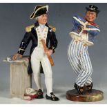A Royal Doulton figure ‘The Captain’ HN2260, height 24.1cms, issued between 1965 and 1982,