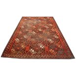 A Turkoman Esari carpet, early 20th Century, 2.73 x 2.00m.