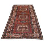 Caucasian Kazak rug, late 19th Century, 2.37m x 1.20m Condition Rating B
