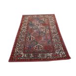 Persian Bakhtiar rug, 40-50 years old, 1.92m x 1.26m Condition Rating C/D