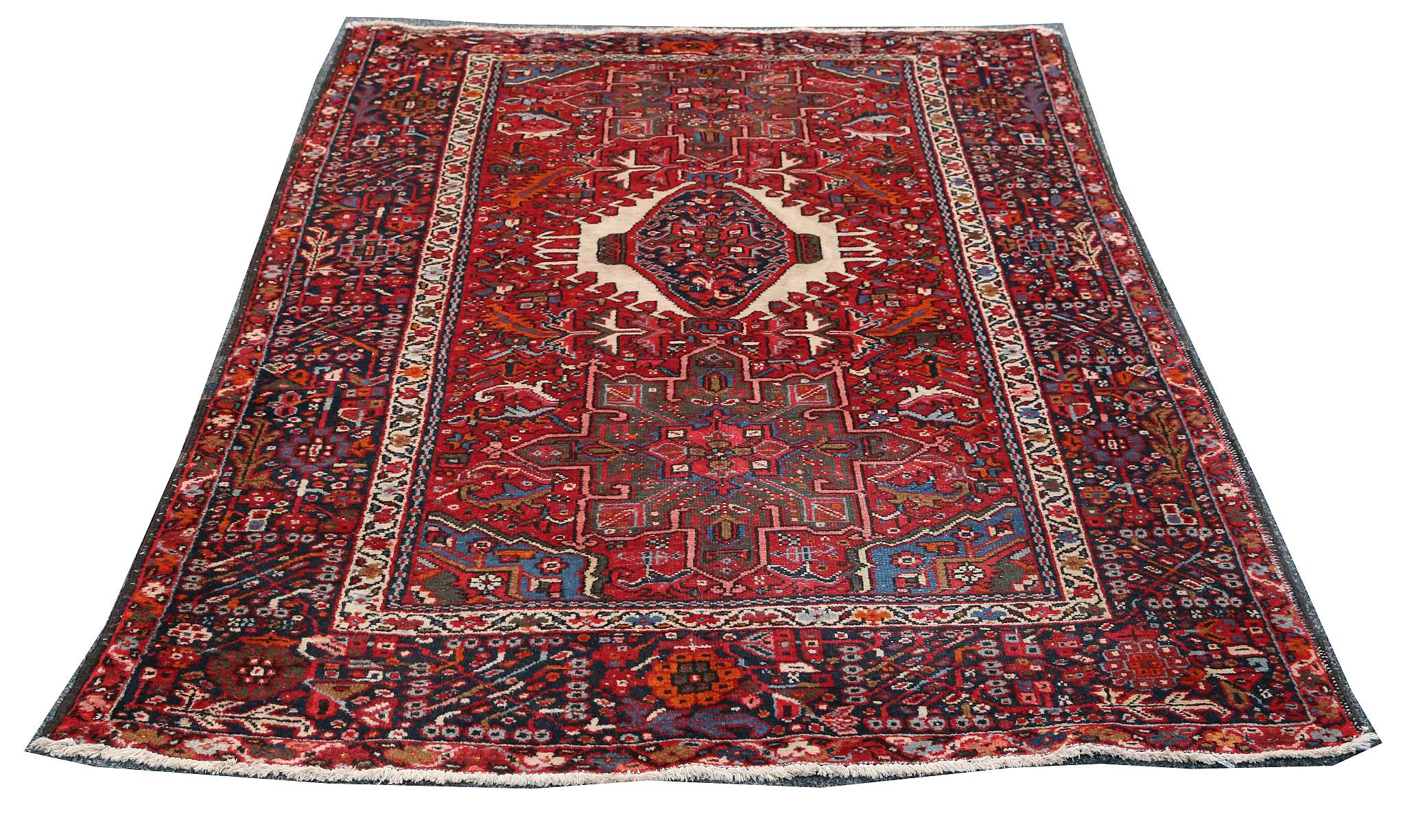 Persian Karajah rug, mid 20th Century, 1.92m x 1.42m Condition Rating B