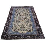 Turkish Hereke wool rug, 2.12m x 1.37m Condition Rating B