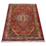 Persian Tajabad rug, 1.25m x 0.80m Condition Rating A