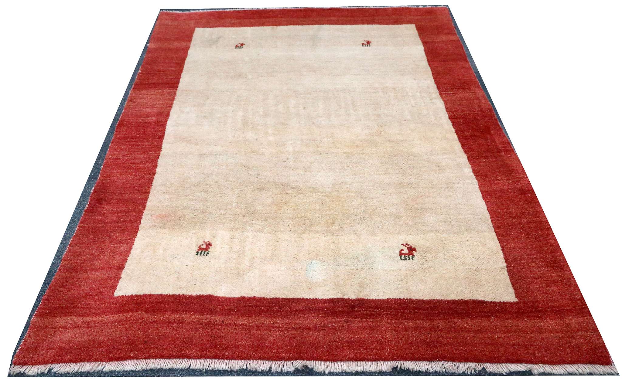 Persian Gabbeh carpet, 2.30m x 1.60m Condition Rating B/C