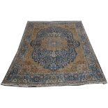 Persian Tabriz rug, mid 20th Century, 1.95m x 1.35m Condition Rating B/C