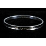 A modern design Tiffany & Co., sterling silver (925) ladies bracelet, produced in 1997, in