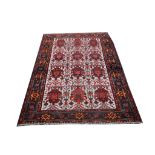 Persian Sirjan rug, late 20th Century, 2.02m x 1.44m Condition Rating B