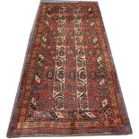 Persian Gendje rug, early 20th Century, 2.34m x 1.02m B/C