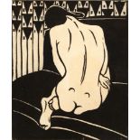 Ernst Ludwig Kirchner (German; 1880-1938), 'Kauernder Akt, vom Rücken gesehen', 'Crouching Nude,
