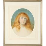 Attributed to Edward Tayler (1828-1906), A pair of fine watercolour portraits, the first of a