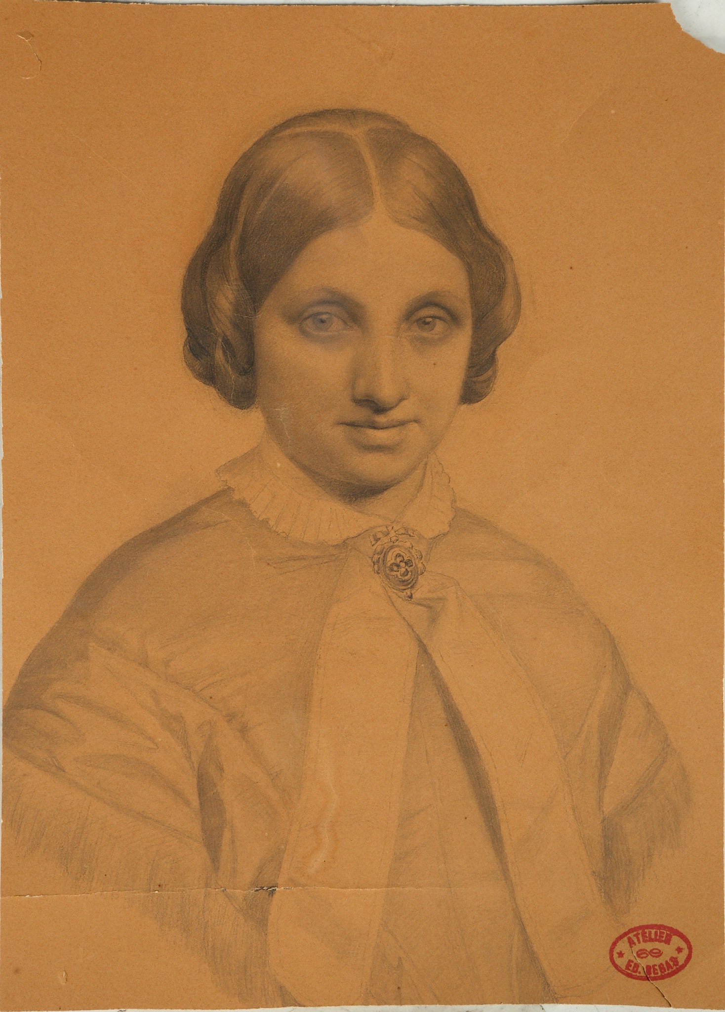 Edgar Degas (French; 1834-1917), ‘Portrait of Madame Léonie Halévy, née Hannah Léonie Rodrigues-