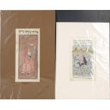 Ten unframed 'Persian' pictures (illustrations with text) (10)