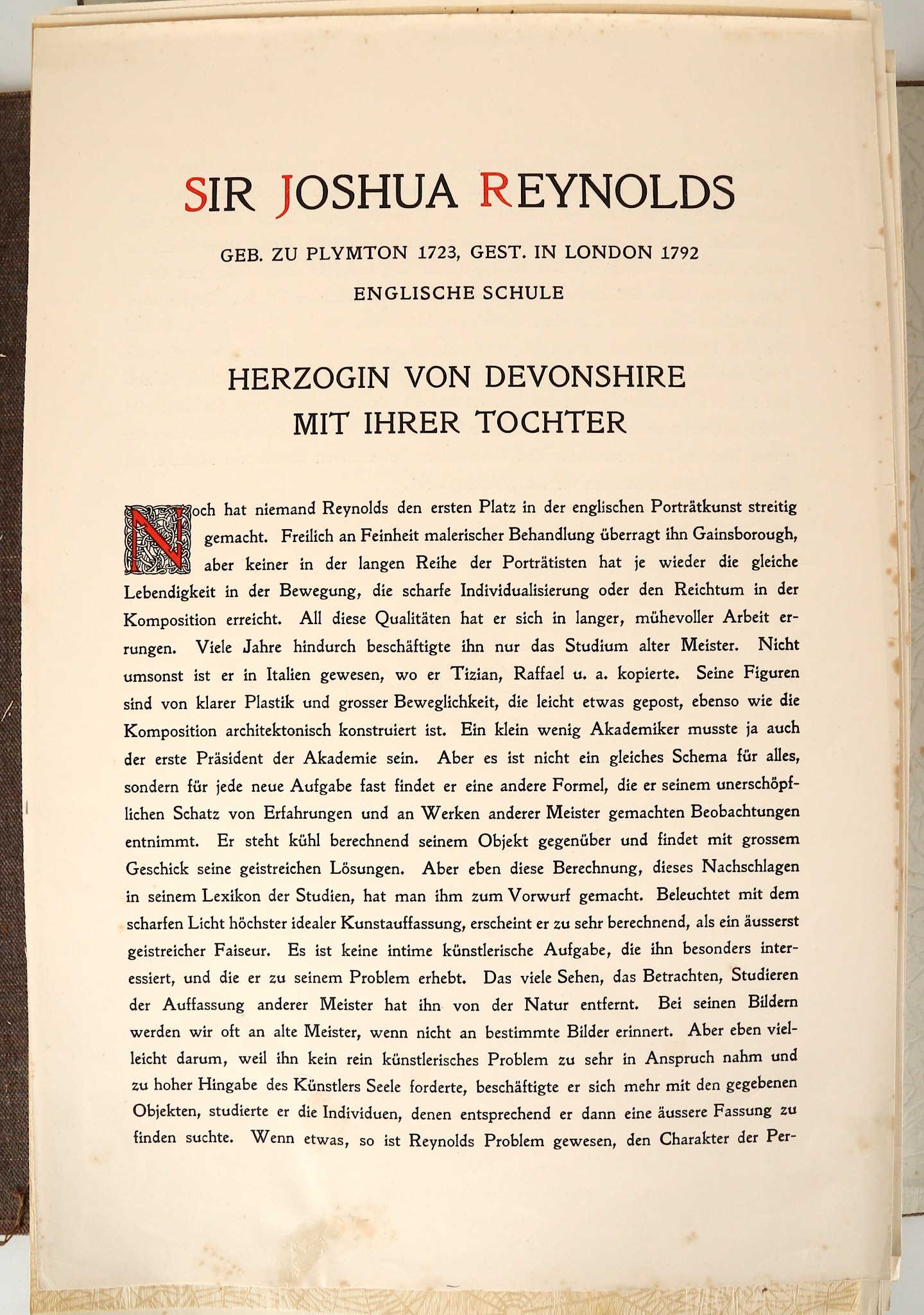 'Meisterwerke der Malerei' by Wilhelm Bode, published 1905 Bong Kunstverlag. Folio edition in - Image 2 of 6
